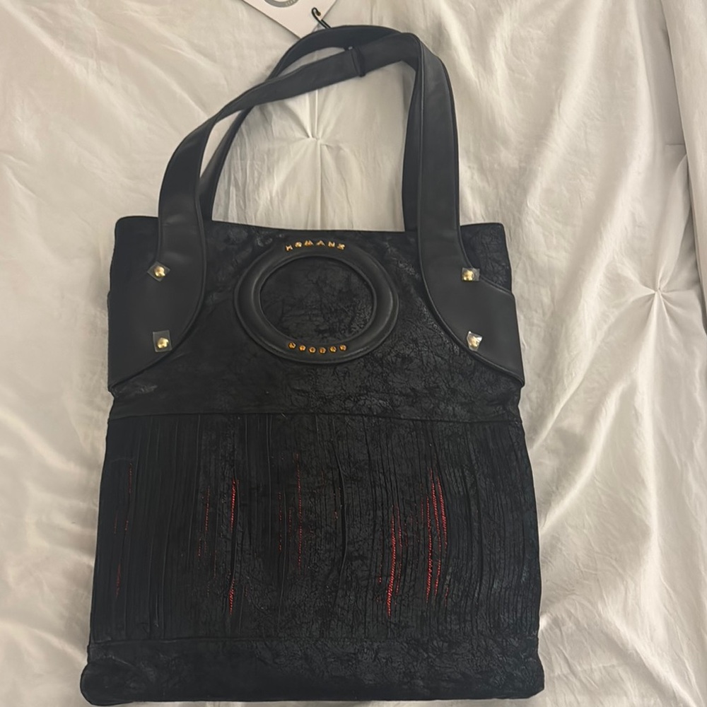 HOMANZ Black and Red Women's Bag